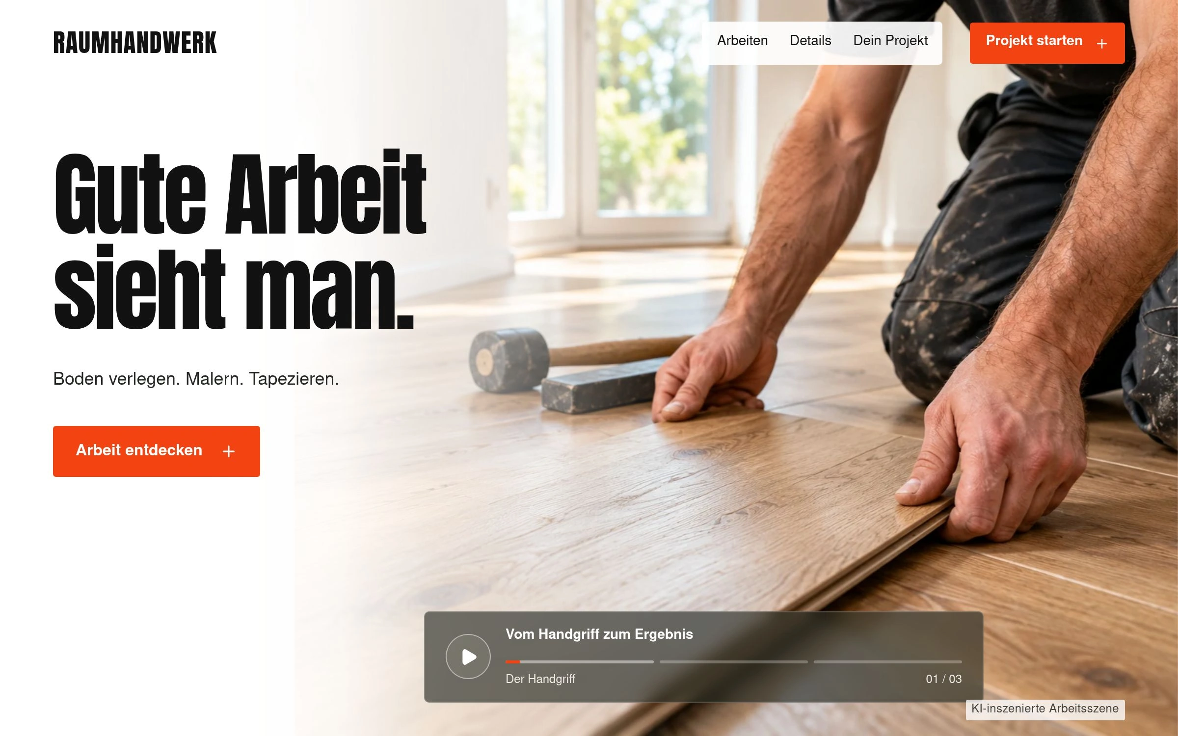 RAUMHANDWERK – Original-Webseite
